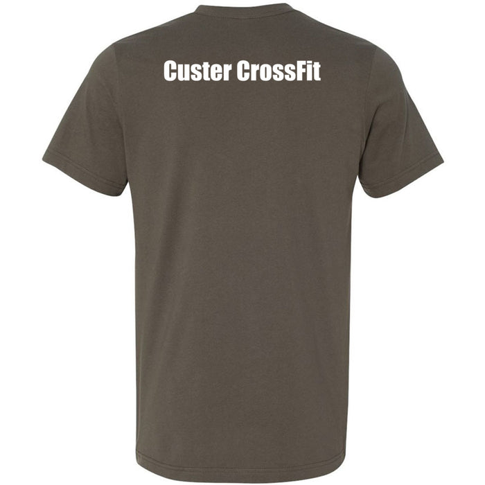Custer CrossFit - 200 - Horizontal - Men's T-Shirt