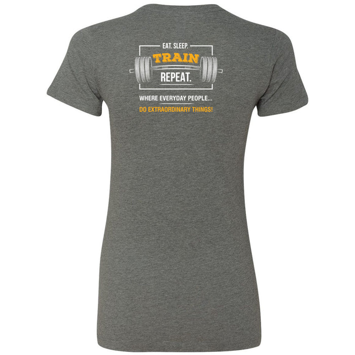 CrossFit North Phoenix - 200 - Eat.Sleep.Repeat - Women's T-Shirt