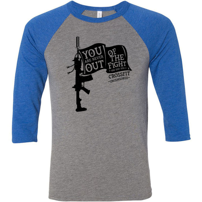 CrossFit Uncensored - 100 - You Are Never Out of the Fight 2 - Men's Baseball T-Shirt