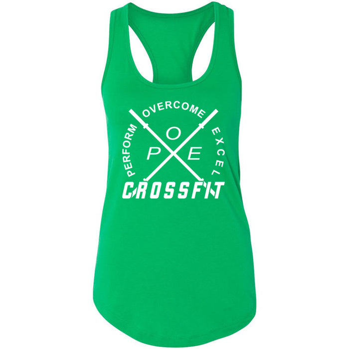 Perform Overcome Excel CrossFit - 100 - White - Women's Tank