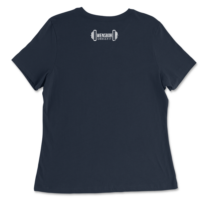 Owensboro CrossFit Wonder Gray Womens - Relaxed Jersey T-Shirt