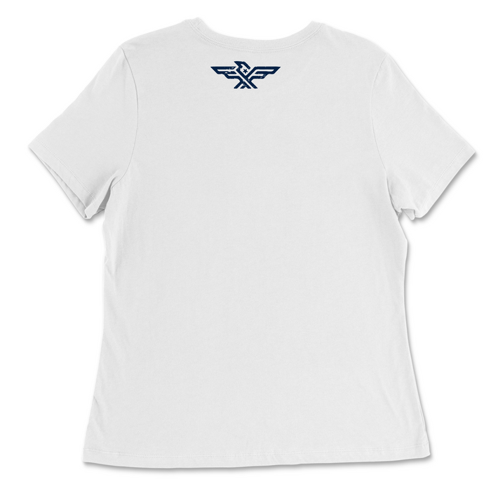 CrossFit Brigade Navy Womens - Relaxed Jersey T-Shirt