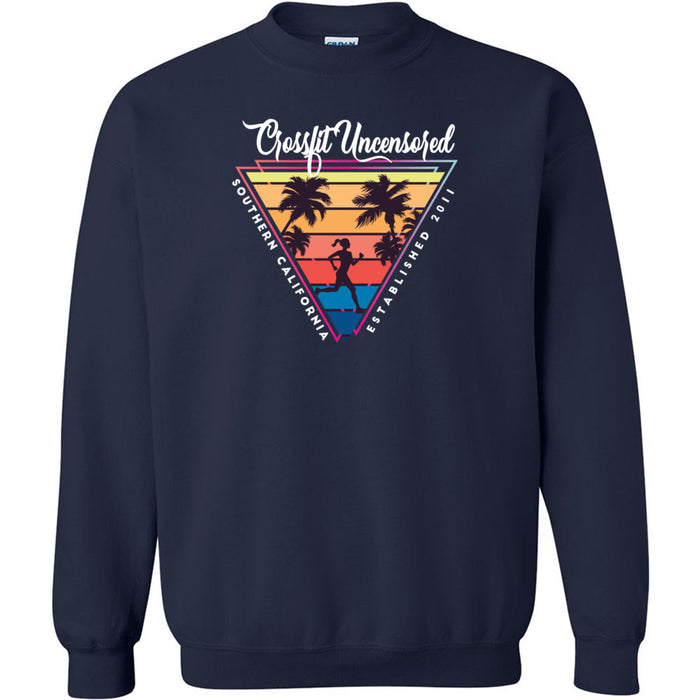 CrossFit Uncensored - 100 - Summer (Triangle) - Crewneck Sweatshirt