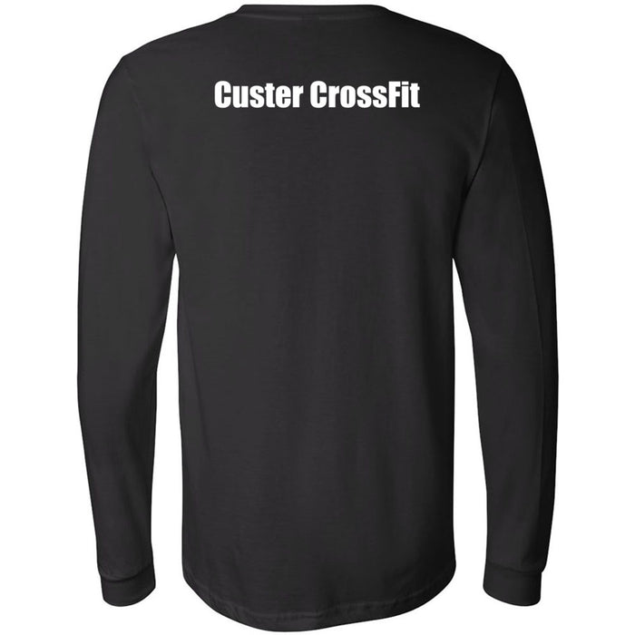 Custer CrossFit - 202 - Horizontal 3501 - Men's Long Sleeve T-Shirt