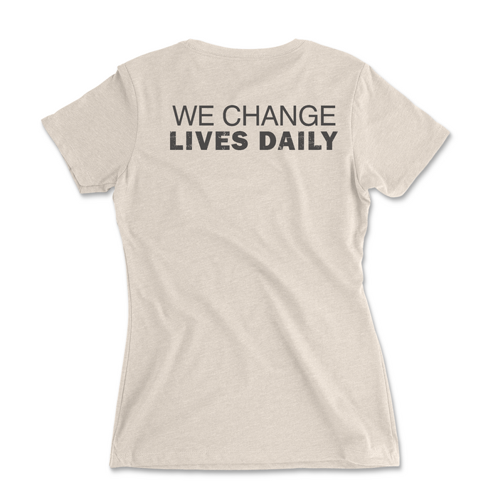 Elite CrossFit We Change Lives Daily Womens - T-Shirt
