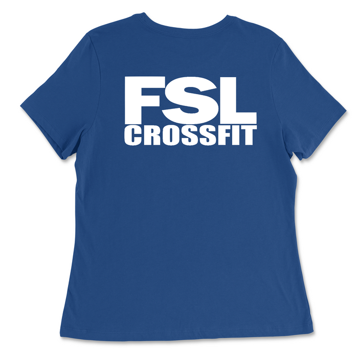FSL CrossFit White Womens - Relaxed Jersey T-Shirt