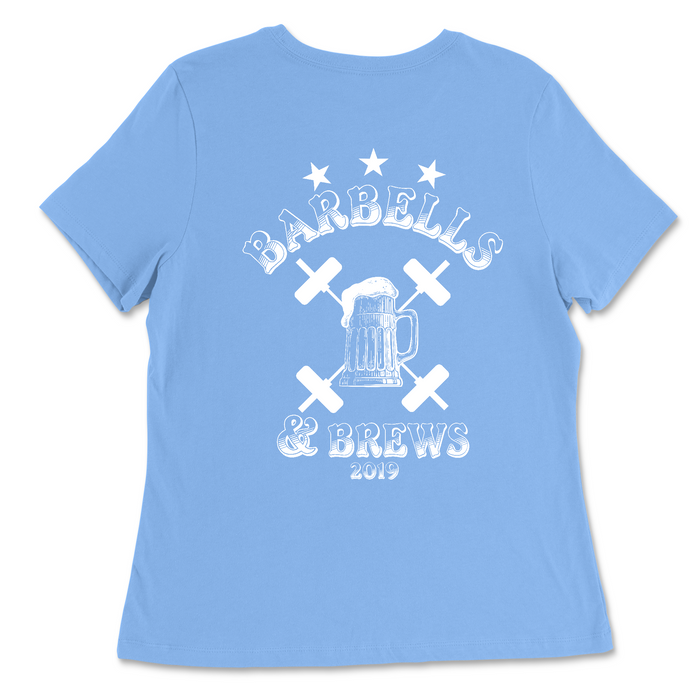 3 Star CrossFit Barbells and Brews Womens - Relaxed Jersey T-Shirt