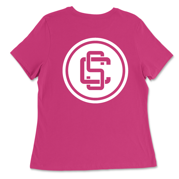 Chicago Strength Round Pocket Womens - Relaxed Jersey T-Shirt