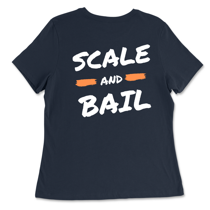 Secret City CrossFit Scale and Bail Womens - Relaxed Jersey T-Shirt