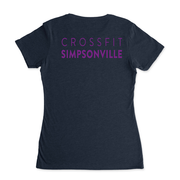 CrossFit Simpsonville Pocket Womens - T-Shirt