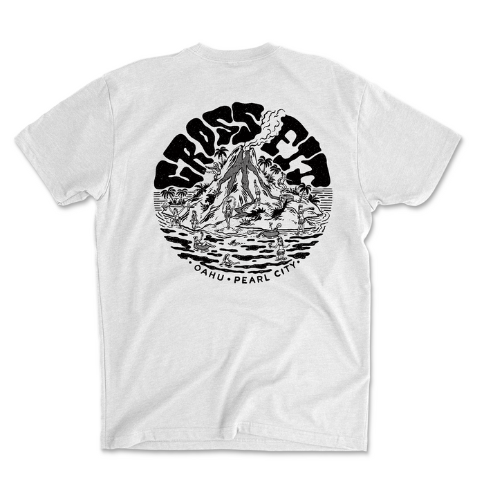 CrossFit Oahu Vintage Island (Black) - Mens - T-Shirt
