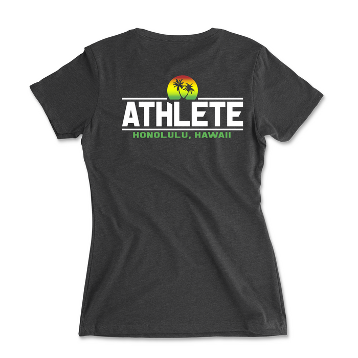 CrossFit Oahu Sunrise Rasta - Womens - T-Shirt