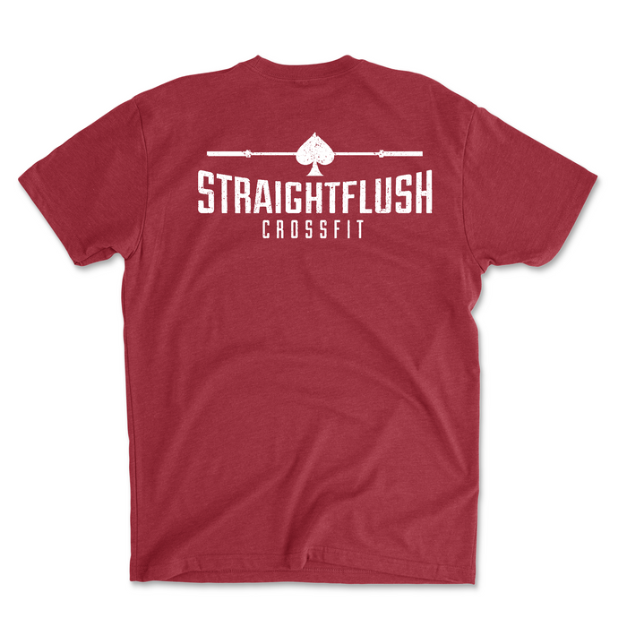 Straight Flush CrossFit Vintage Spade Barbell - Mens - T-Shirt