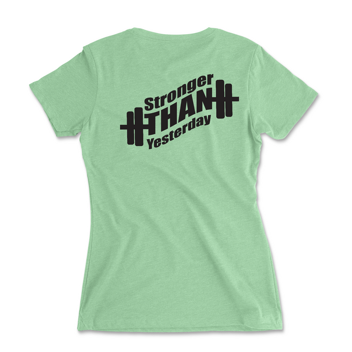 CrossFit Great Barrington Stronger Than Yesterday Womens - T-Shirt