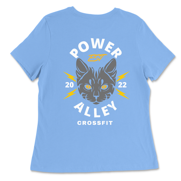 Power Alley CrossFit Power Alley Cat Pocket - Womens - Relaxed Jersey T-Shirt