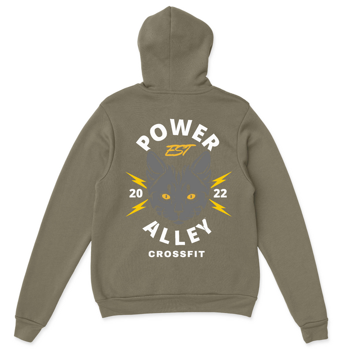 Power Alley CrossFit Power Alley Cat Pocket - Mens - Hooded T-Shirt