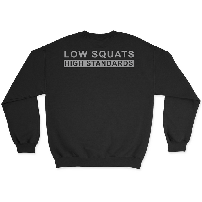 CrossFit Palo Alto Low Squats (Gray) Mens - Midweight Sweatshirt