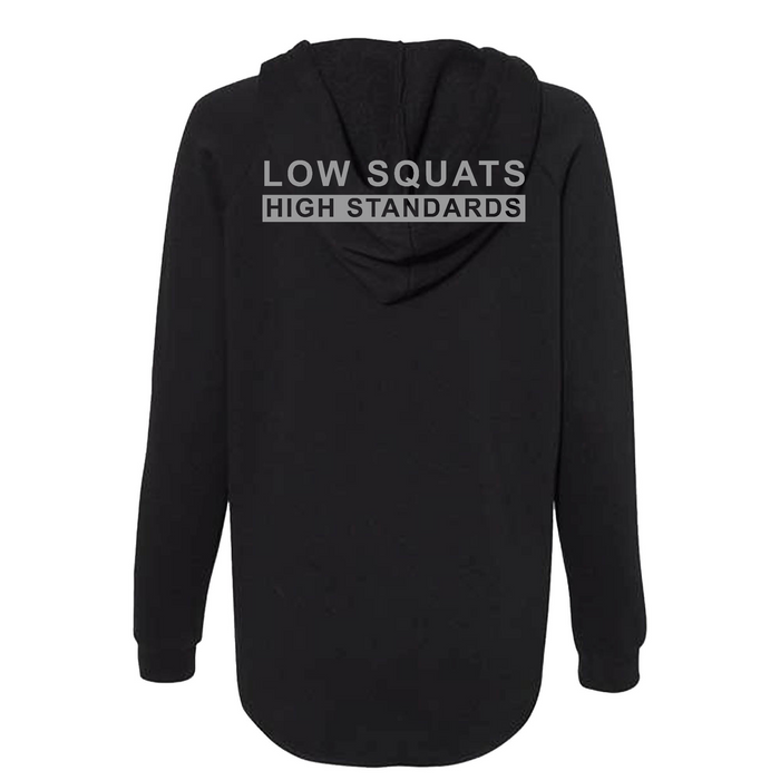 CrossFit Palo Alto Low Squats (Gray) Womens - Hoodie