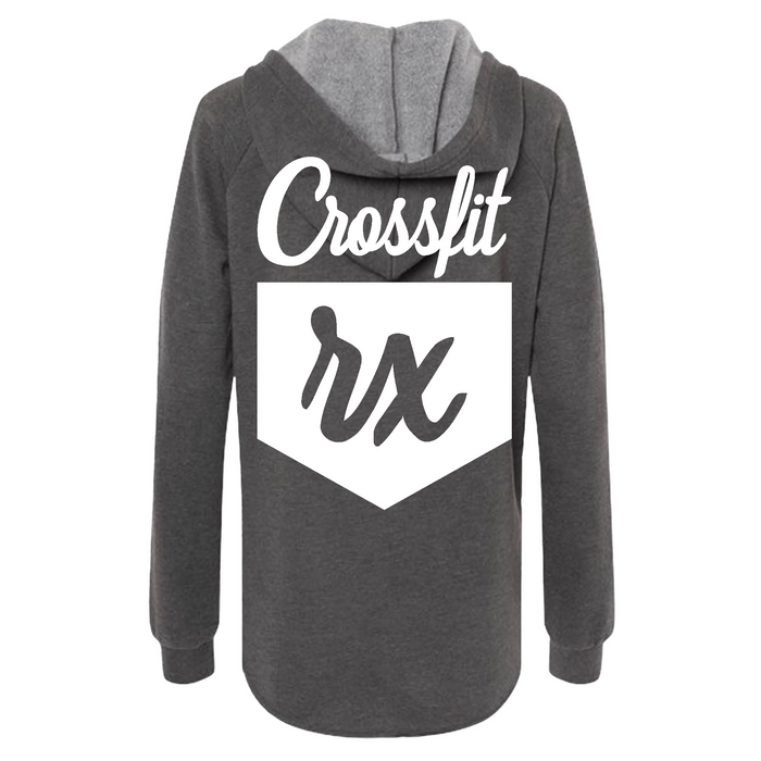 CrossFit RX Cursive (White) Womens - Hoodie