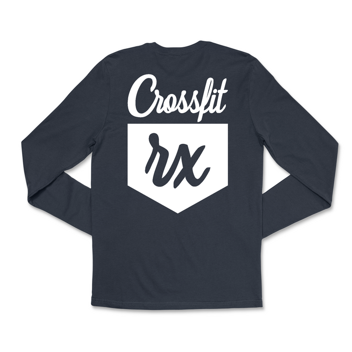 CrossFit RX Cursive (White) Mens - Long Sleeve