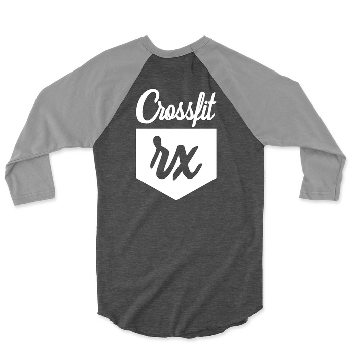 CrossFit RX Cursive (White) Mens - 3/4 Sleeve