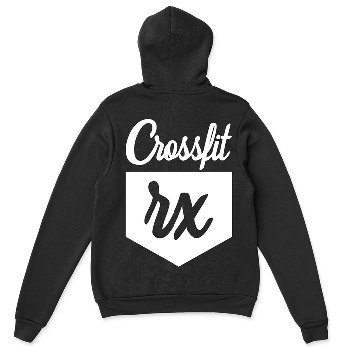 CrossFit RX Cursive (White) Mens - Hoodie