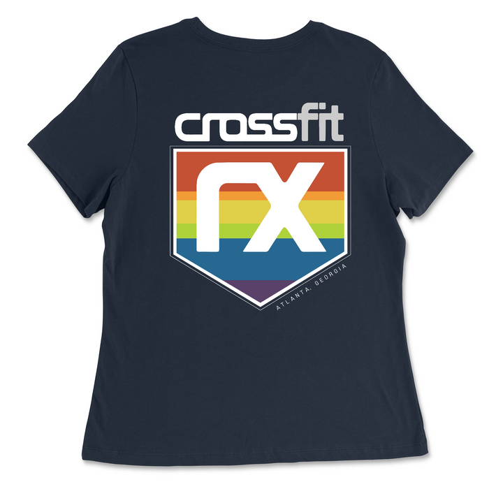 CrossFit RX Rainbow Womens - Relaxed Jersey T-Shirt