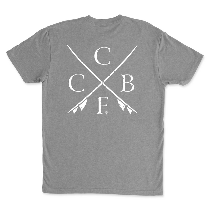 CrossFit CutBack Pocket White Mens - T-Shirt