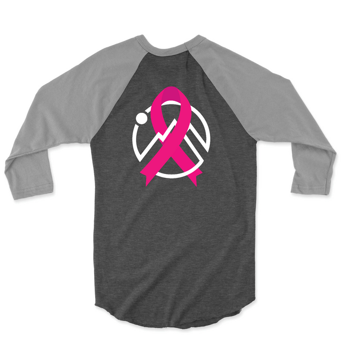 CrossFit Topo Breast Cancer Awareness Mens - 3/4 Sleeve