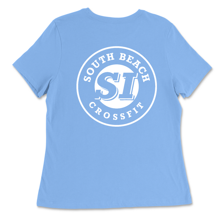 South Beach CrossFit SI Standard (White) Womens - Relaxed Jersey T-Shirt