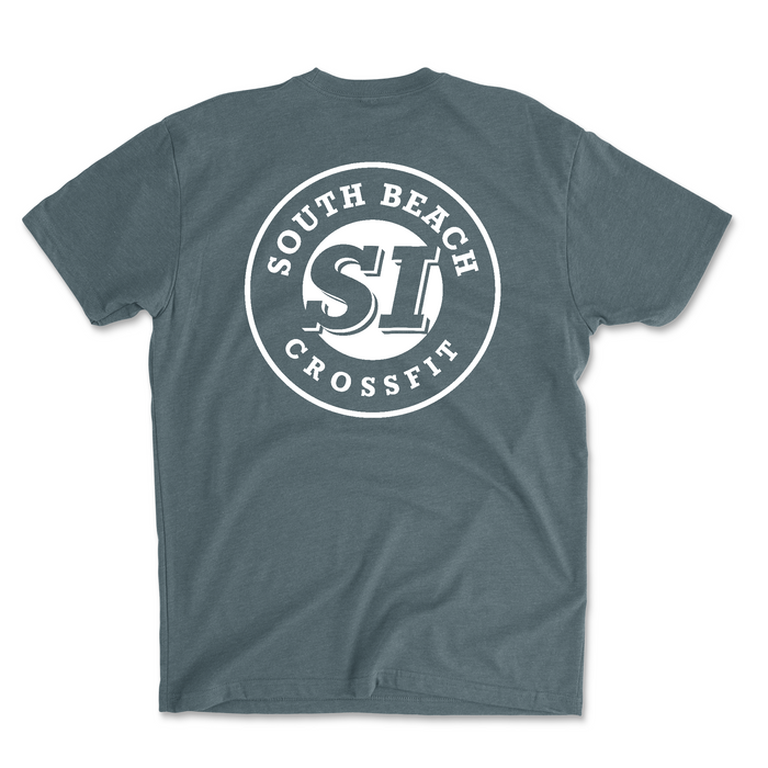 South Beach CrossFit SI Standard (White) Mens - T-Shirt