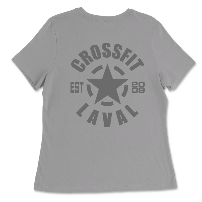 CrossFit Laval Gray Womens - Relaxed Jersey T-Shirt