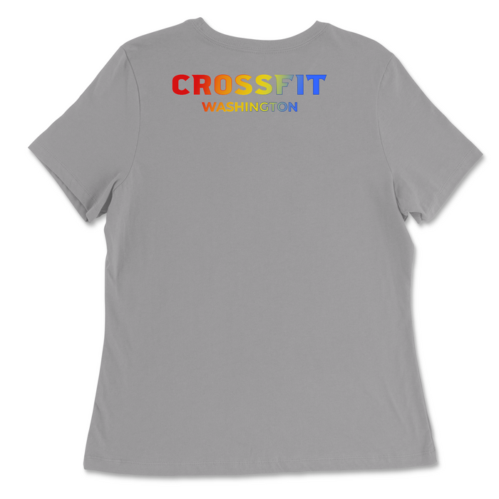 CrossFit Washington Gradient Womens - Relaxed Jersey T-Shirt