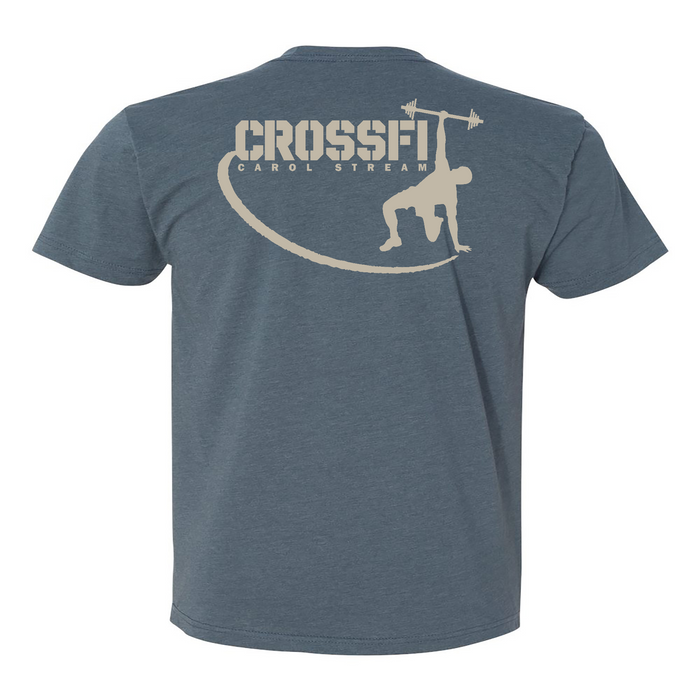CrossFit Carol Stream Gray Mens - T-Shirt