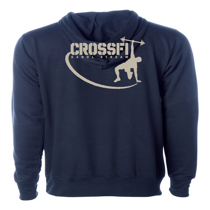 CrossFit Carol Stream Gray Mens - Hoodie