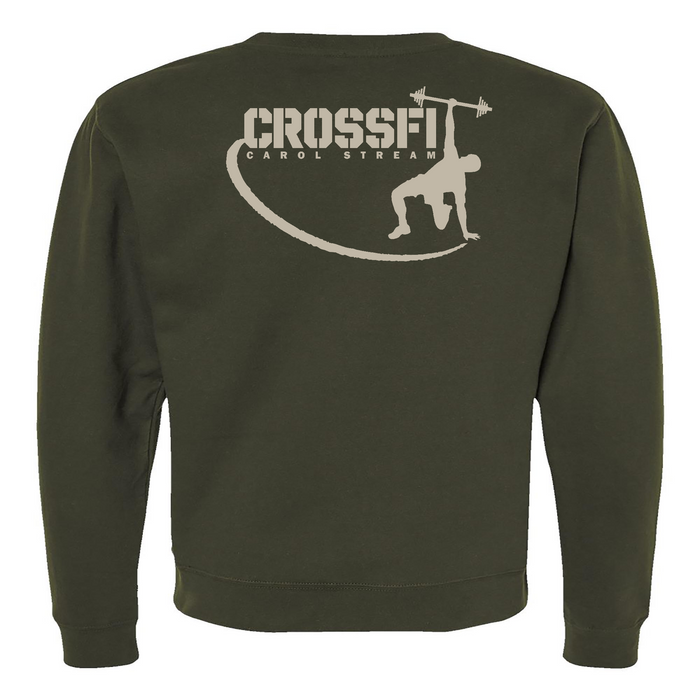 CrossFit Carol Stream Gray Mens - Midweight Sweatshirt