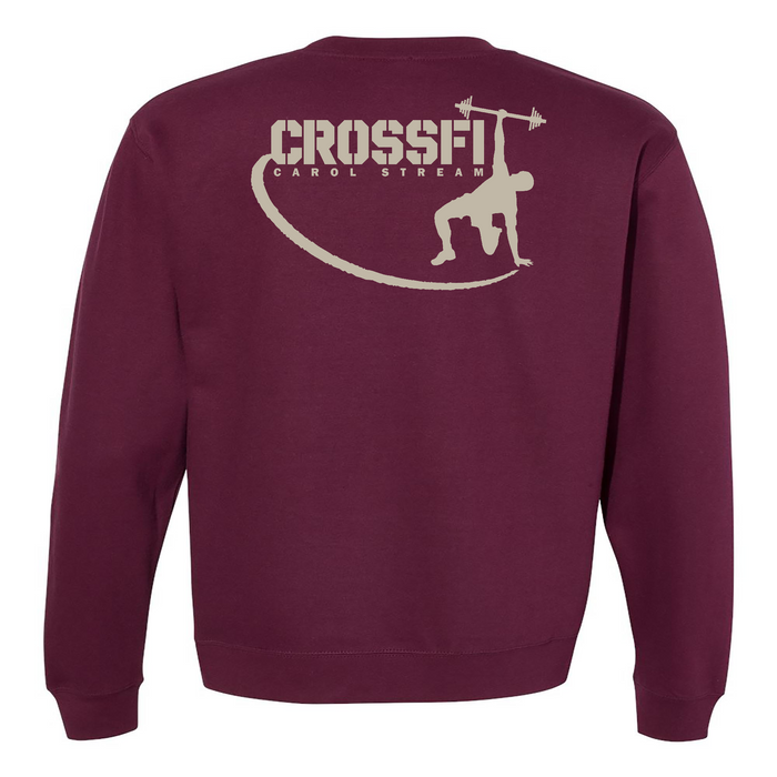 CrossFit Carol Stream Gray Mens - Midweight Sweatshirt