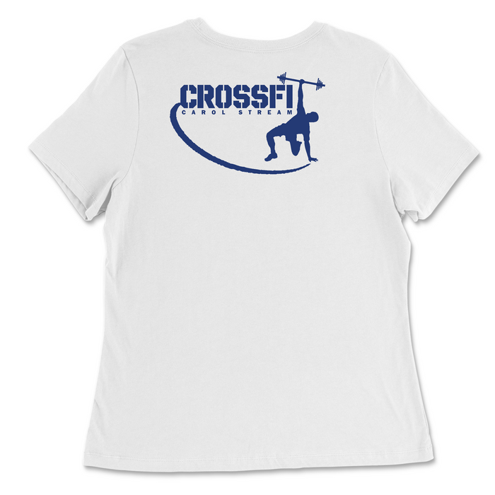 CrossFit Carol Stream Pocket Womens - Relaxed Jersey T-Shirt