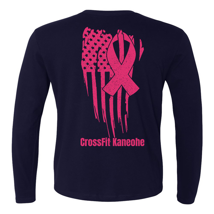 CrossFit Kaneohe Pink Ribbon Mens - Long Sleeve