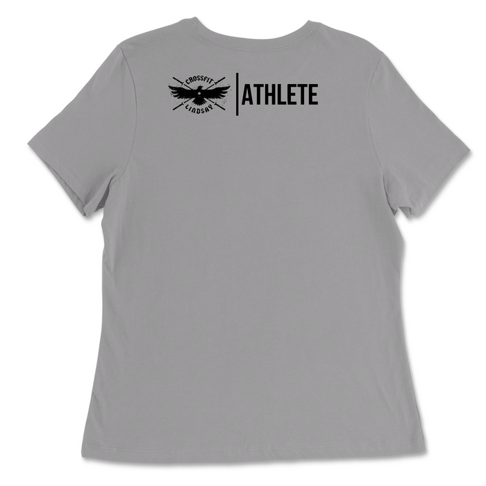 CrossFit Lindsay Athlete Womens - Relaxed Jersey T-Shirt