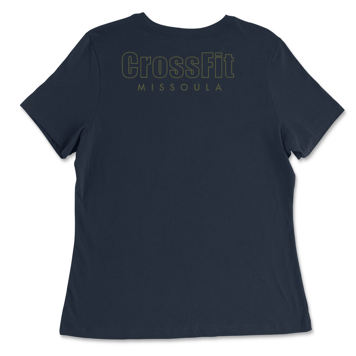 CrossFit Missoula Green Womens - Relaxed Jersey T-Shirt