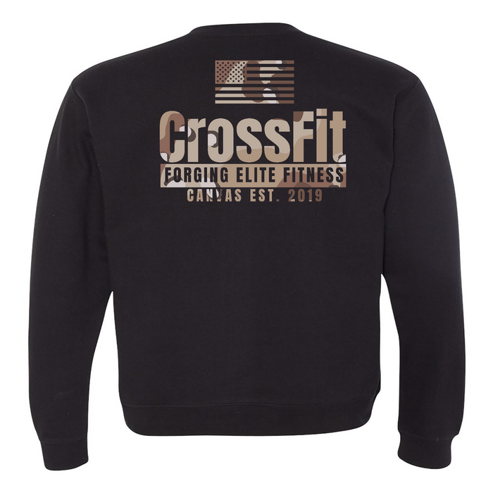 CrossFit Canvas Camo 1 Mens - Midweight Sweatshirt