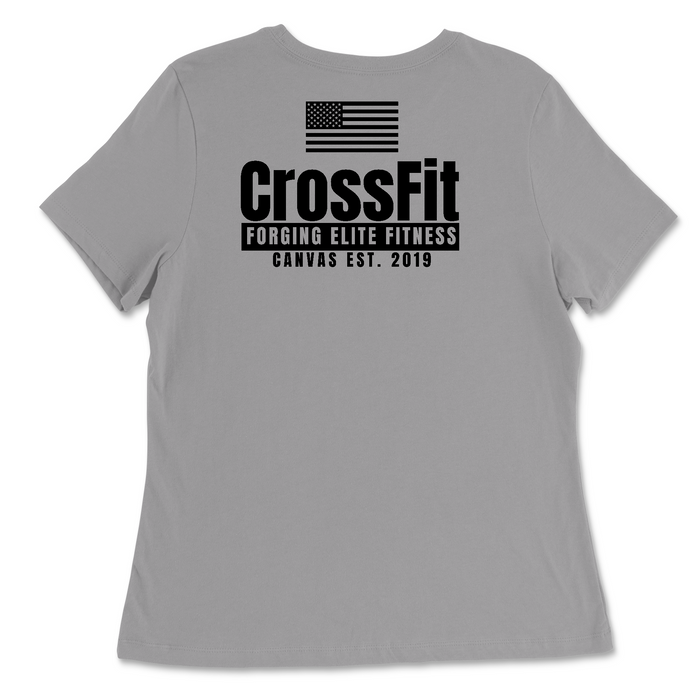 CrossFit Canvas Pocket Womens - Relaxed Jersey T-Shirt