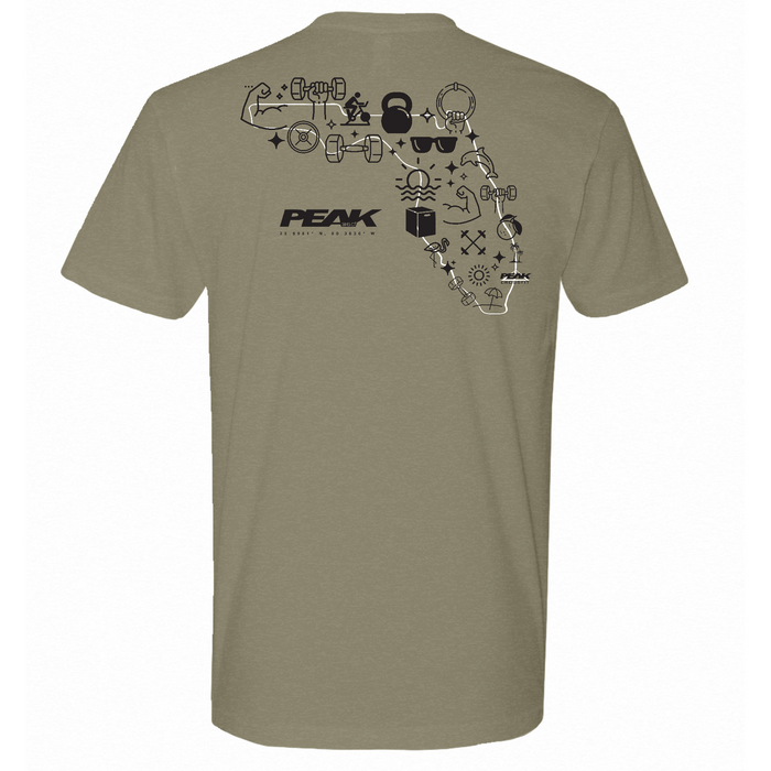 Peak 360 CrossFit Florida Peak - Mens T-Shirt