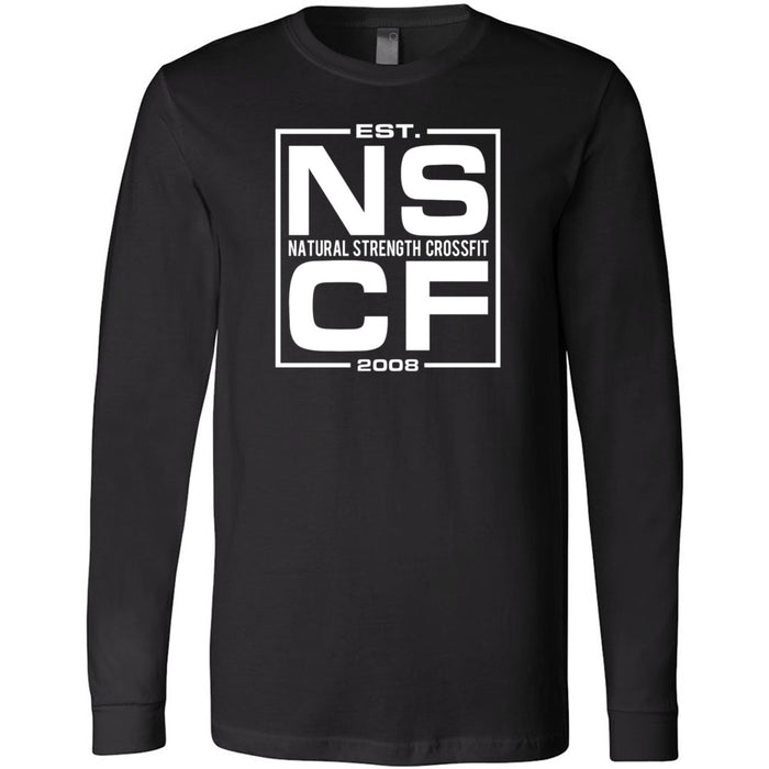 Natural Strength CrossFit - 100 - Est 2008 One Color 3501 - Men's Long Sleeve T-Shirt