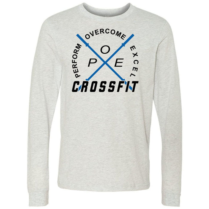 Perform Overcome Excel CrossFit - 100 - Standard 3501 - Men's Long Sleeve T-Shirt