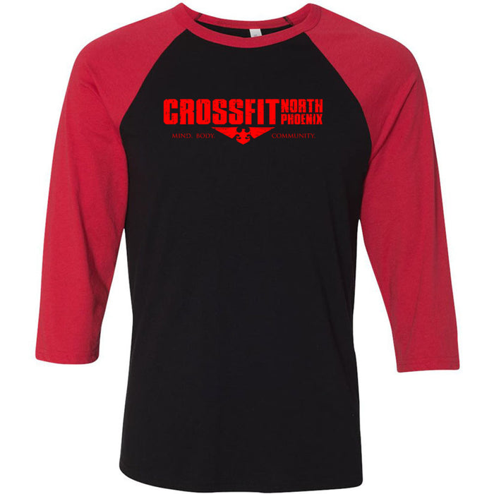 CrossFit North Phoenix - 202 - Coach Red - Men's Baseball T-Shirt
