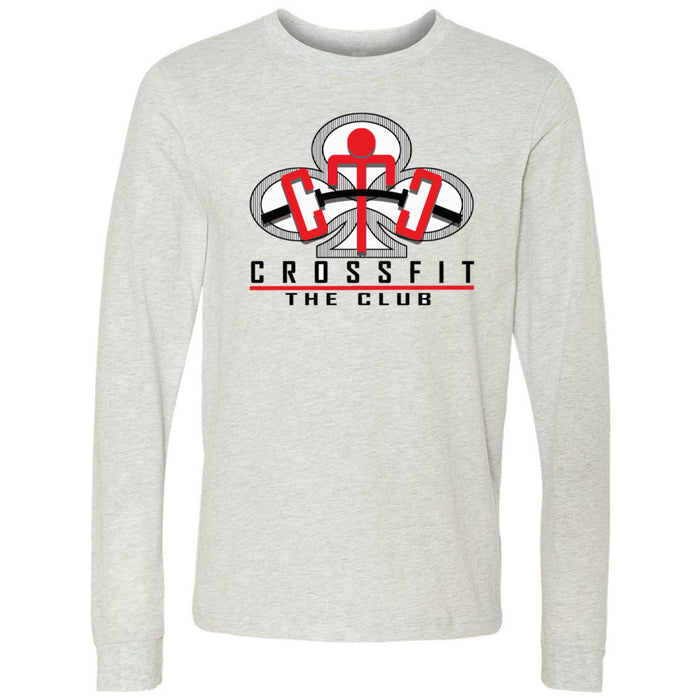 CrossFit The Club - 100 - Red 3501 - Men's Long Sleeve T-Shirt
