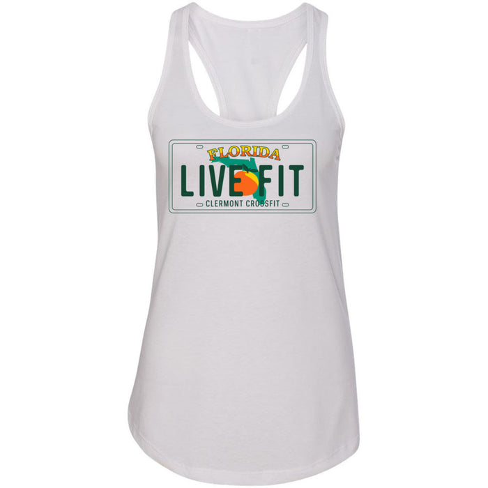 Clermont CrossFit - 100 - License Plate - Women's Tank