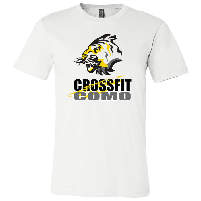 CrossFit Como - 100 - Stacked - Men's T-Shirt